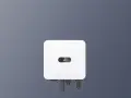 Biały falownik Huawei 6kW z logo Huawei i zielonymi diodami.