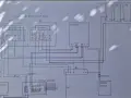 Schemat instalacji fotowoltaicznej 3 fazowej: panele PV, falownik, magazyn energii, skrzynka rozdzielcza AC/DC, licznik.