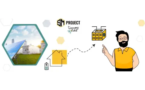 SM Project pokazuje, jak nadwyżka prądu z fotowoltaiki zasila dom i magazyn energii.