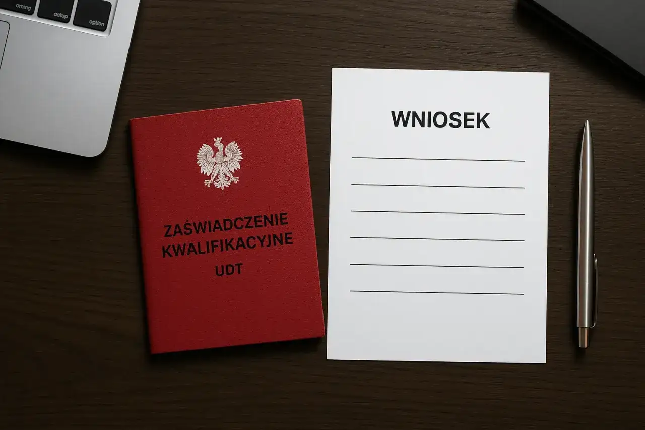 Czerwona książeczka z orłem i napisem 